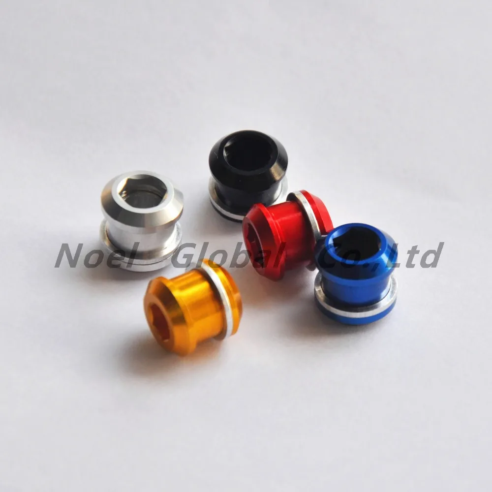 5PCS MTB Mountain Road Bike Bicycle Multicolour D5 Bolts 7075 Aluminum Alloy Crankset Crank Screws Nut For Chain Wheel | Спорт и