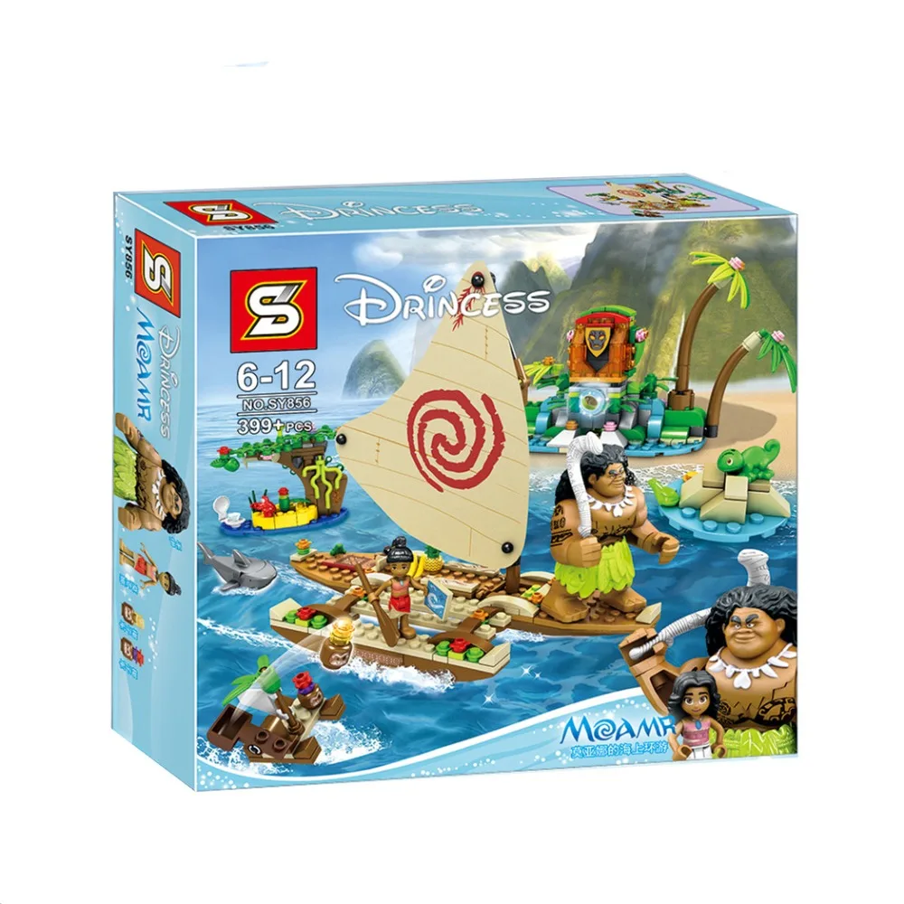 SY856 Princesa Serie de Moana oceanano Voyage 41150 Maui Ensamblar Ladrillos Construccion Bloques Ninas Juguetes Regalos | Игрушки и