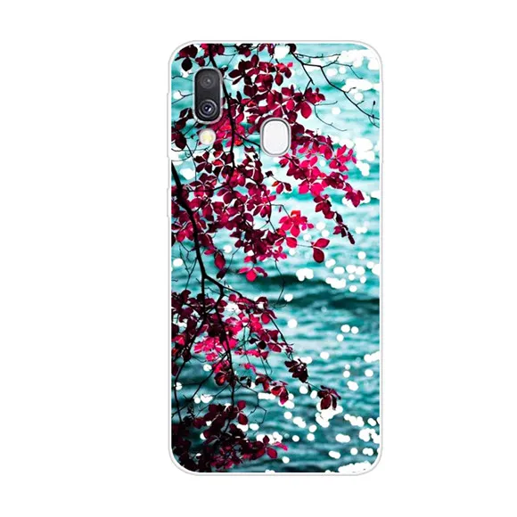 40 Чехол для samsung A40, чехол, мягкий силиконовый чехол для телефона из ТПУ, чехол для samsung Galaxy A40, чехол A405 A405F, задняя крышка A 40 Funda - Цвет: 40