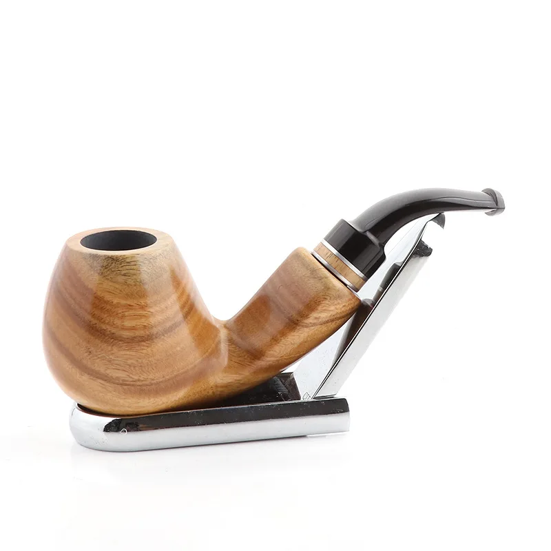 Портативная сандаловая трубка Съемный держатель для сигарет твердая деревянная