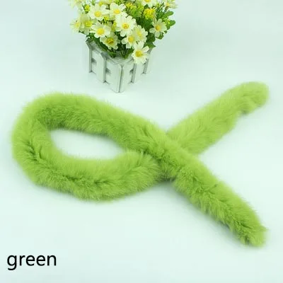 green 2 метра, Meetee, 6 см, искусственный кроличий мех, лента, отделка ленты, сделай сам, ручная работа, пуховик, Декор, Швейные сумки, аксессуары для одежды, ремесло - Цвет: green