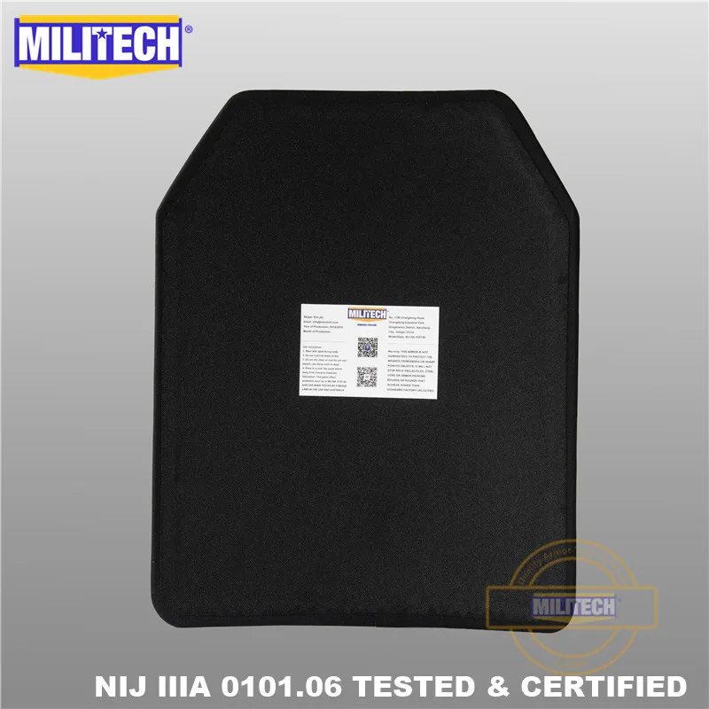 Militech NIJ IIIA 3a 280 мм* 350 мм ультра-светильник для весовых стрелков с пуленепробиваемой баллистической панелью 11x14 дюймов, школьный рюкзак со вставками