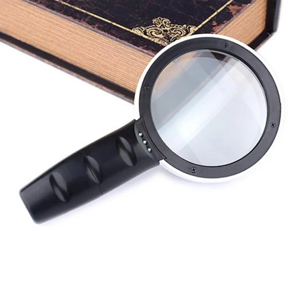 Для чтения для пожилых людей ручная Лупа оценка ювелирных изделий 30X с