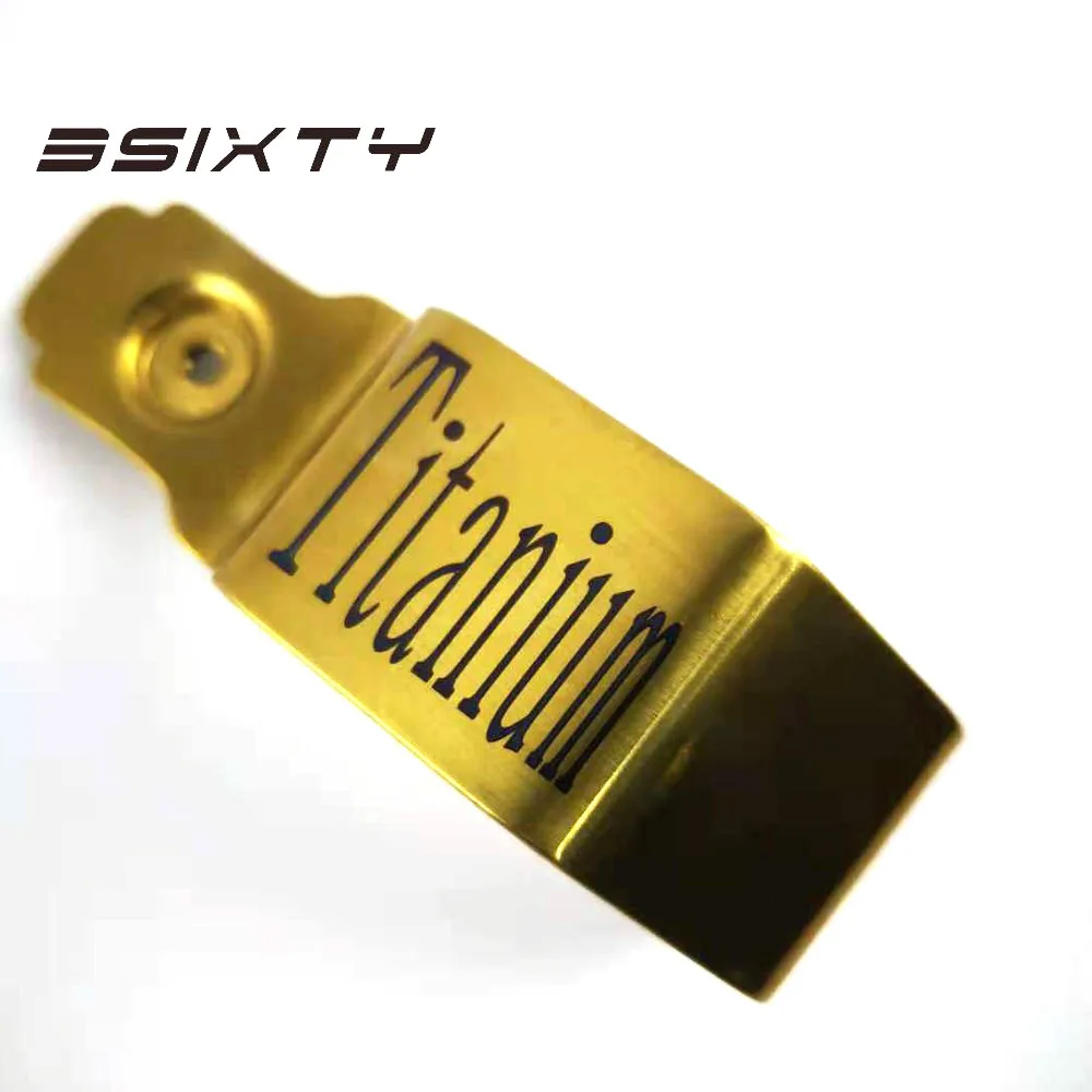Bronze 3sixty титана головной светильник держатель 21 г кронштейн для Brompton передняя лампа стенд - Цвет: Bronze