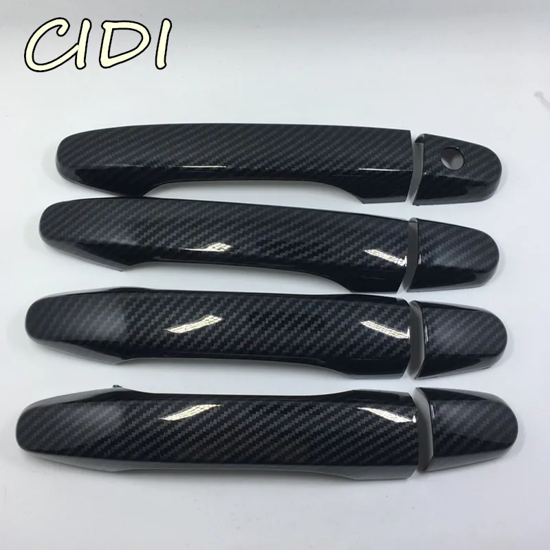 NEW CARBON FIBRE LOOK ABS DOOR HANDLE COVER TRIM FOR 2012 2013 2014 2015 HONDA CIVIC CRV CAR STYLING ACCESSORIES | Автомобили и