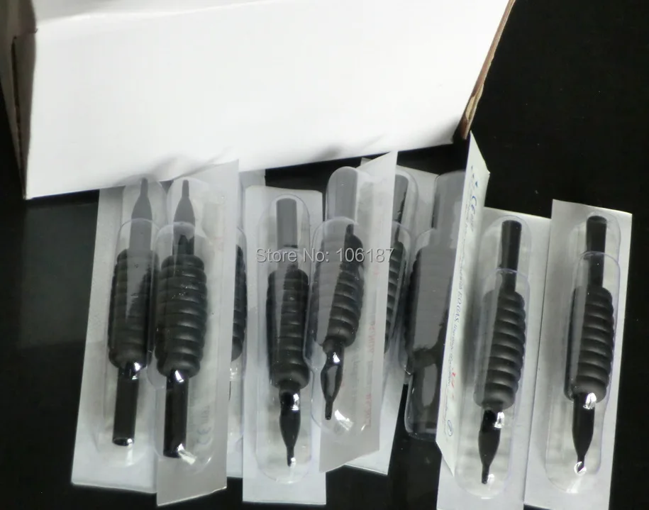 100 шт RT одноразовые татуировки Захваты трубки смешанный размер для тату иглы