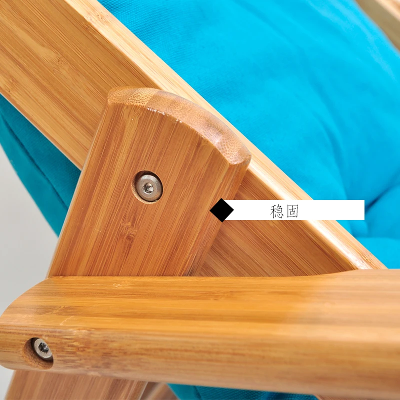 Бамбук суда модный стул складной дивана и простая женская обувь для отдыха