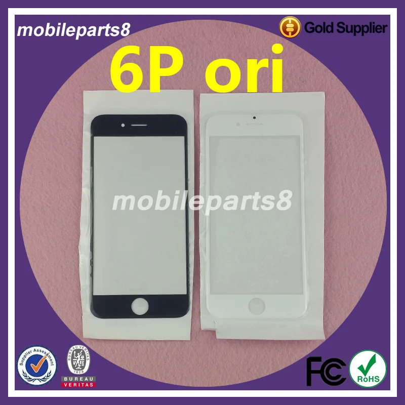 10pcs/lot Fress shipping fee touch screen glass (not digitizer)for iPhone 6 plus Front Screen Outer Glass Replacement ori | Мобильные