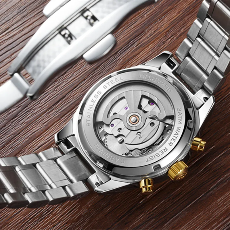 Carnival Tourbillon популярные автоматические механические Брендовые мужские часы