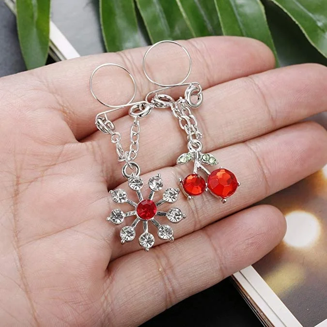 2 пары не пирсинг для Соска Кольца Для женщин сосков пирсинга клип на патрубок