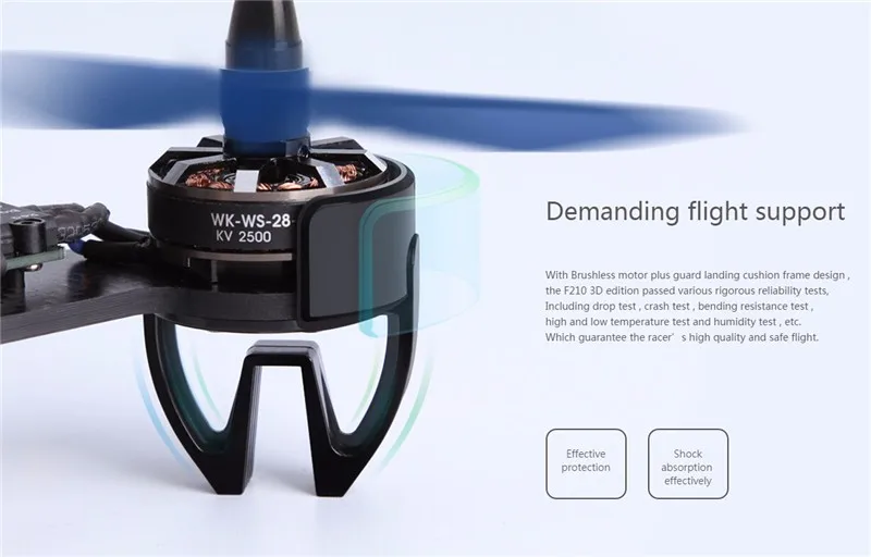 Оригинальный Квадрокоптер Walkera F210 3D Racer без передатчика гоночный Дрон с OSD/700TVL