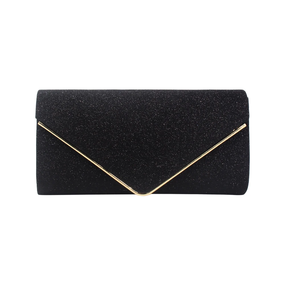 

2022 Popular European American Style Clutch Bags Lady Woman Girl Female Flash Material Shiny Envelope Clutch Purses