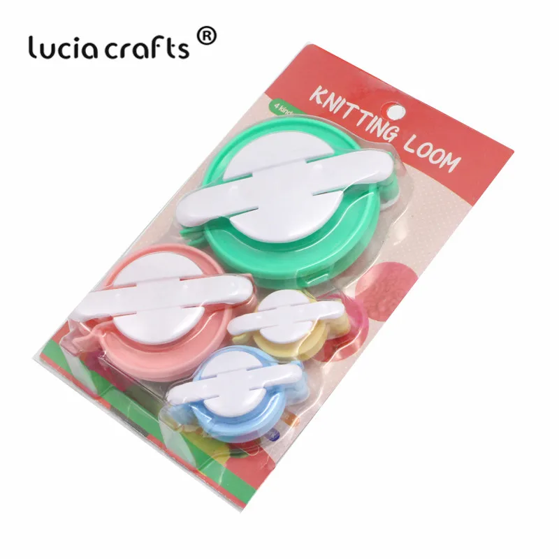 Lucia crafts 1 компл./лот 4 размера помпон чайник мяч ткацкая игла ремесло Вязание шерсть инструмент J0707