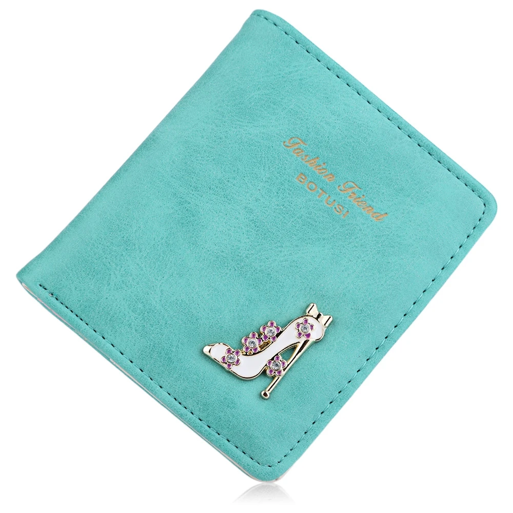 Обувь на высоком каблуке цветок письмо со стразами Цвет HASP короткие бумажник для