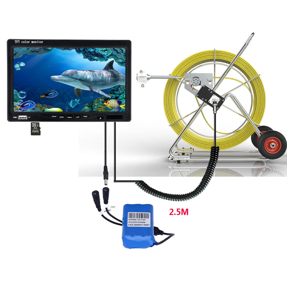 GAMWATER 80M 100M 120M 160M канализационная водостойкая камера трубопровод система контроля