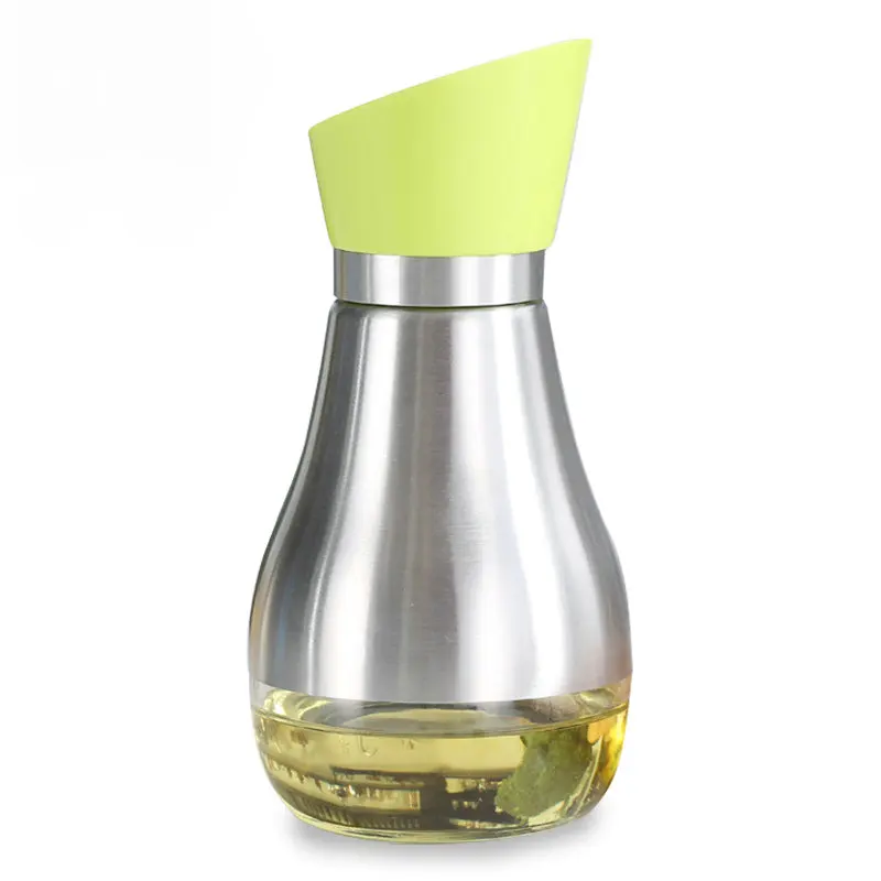 

Lovely Belly Shape Oil Bottle Ceative Kitchenware Lead Free Stainless Steel Oil Kettle Sauces Bottle Free Shipping