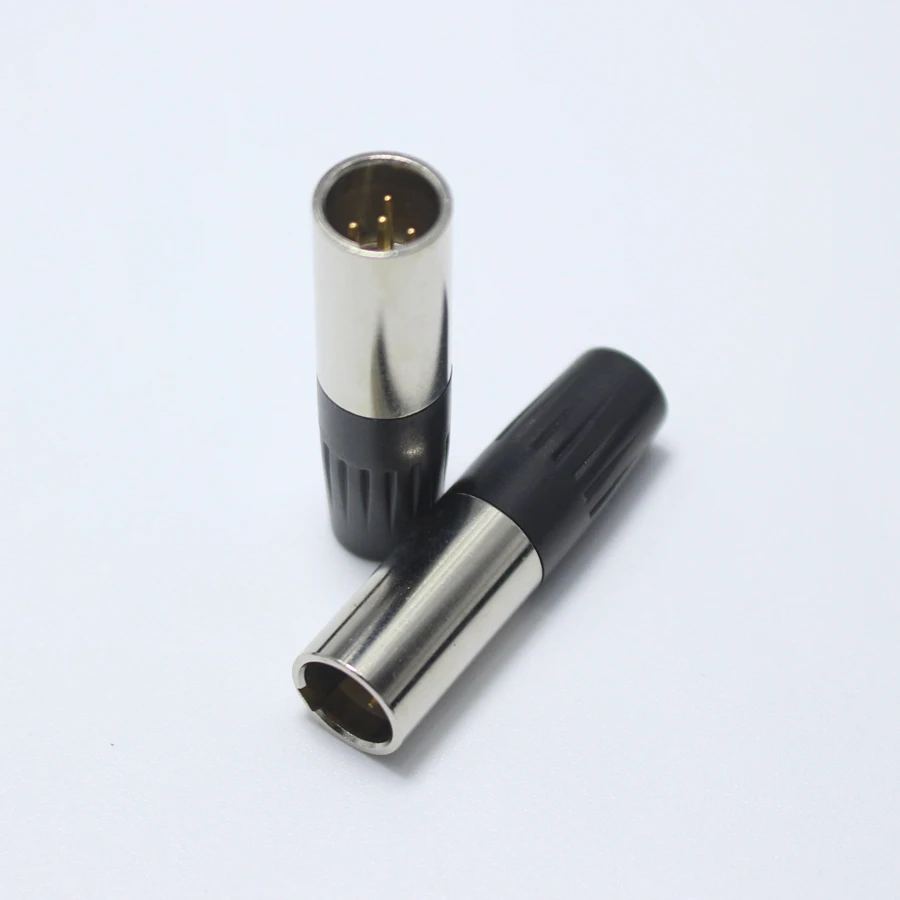 1 шт. мини XLR штекер с 4 Pin маленький P Аудио Микрофон Разъем сварной MIC кабель