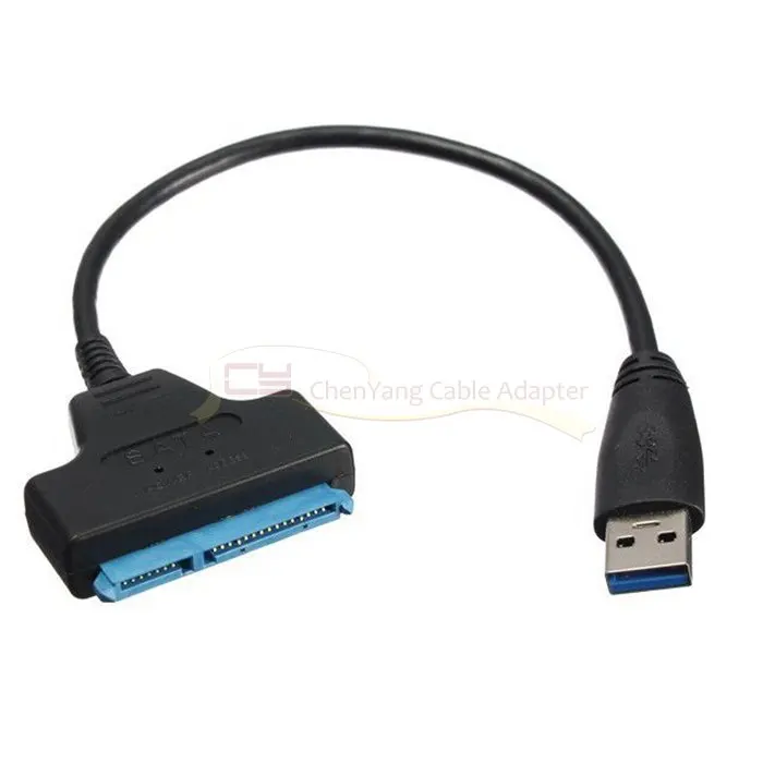 Супер скорость 5 Гбит/с USB3.0 USB 3 0 для SATA 22 Pin адаптер кабель 10 см 2 &quotжесткий диск