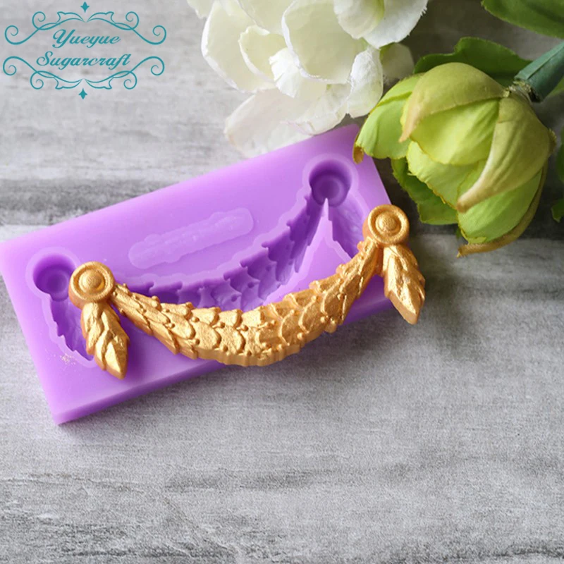 Yueyue Sugarcraft 1 шт. кайма силиконовая форма помадка форма для украшения торта инструменты форма для шоколадной мастики