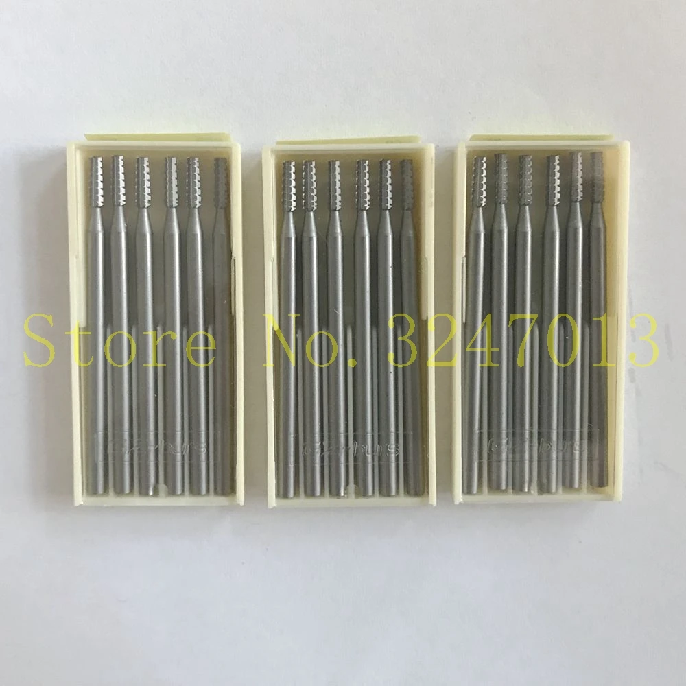 Бесплатная доставка 6 шт./компл. стальные конусные полировальные боры для