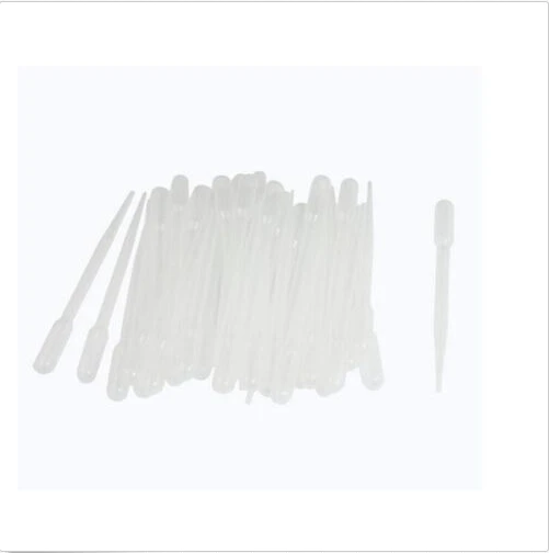 

100PCS/Lot 3ML Transparent Pipettes Disposable safe Plastic Eye Dropper Transfer Graduated Pipettes