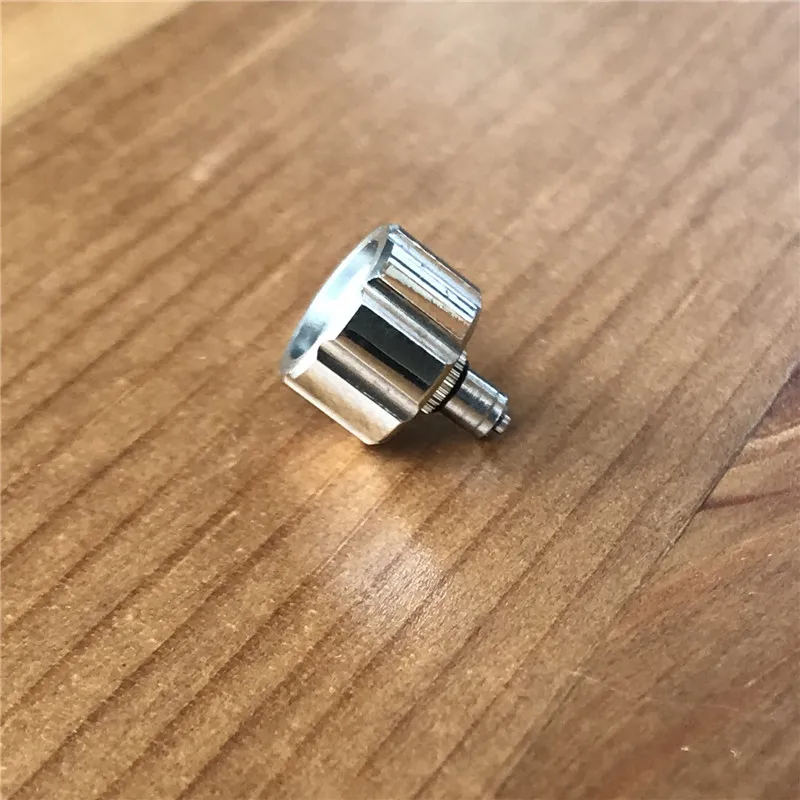 Серебристый Стальные часы pusher fit Invicta Jason Taylor мм 50 мм кварцевые часы кнопка - Цвет: Серебристый