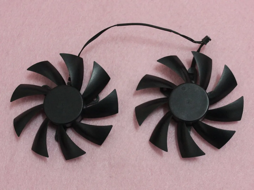 POWER LOGIC PLA09215B12H 87 мм видеокарта двойной вентилятор Замена 42 12 В 0.55A 4 провода 4Pin для
