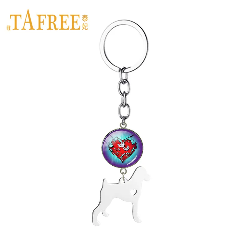 TAFREE изысканный брелок для собак из нержавеющей стали немецкая короткошерстная