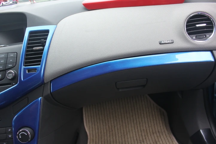 Carbin Fibre Red Blue Copilot Glove Storage Box Mouldings For Chevrolet Cruze 2009 10 11 12 13 14 2015 AAA083 | Автомобили и