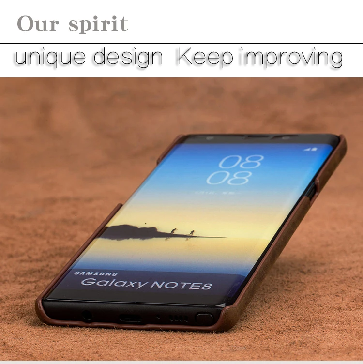 Чехол для телефона из натуральной кожи для samsung Galaxy S8 чехол S8plus S9plus Note 8 подходит для мужчин и женщин защита от падения