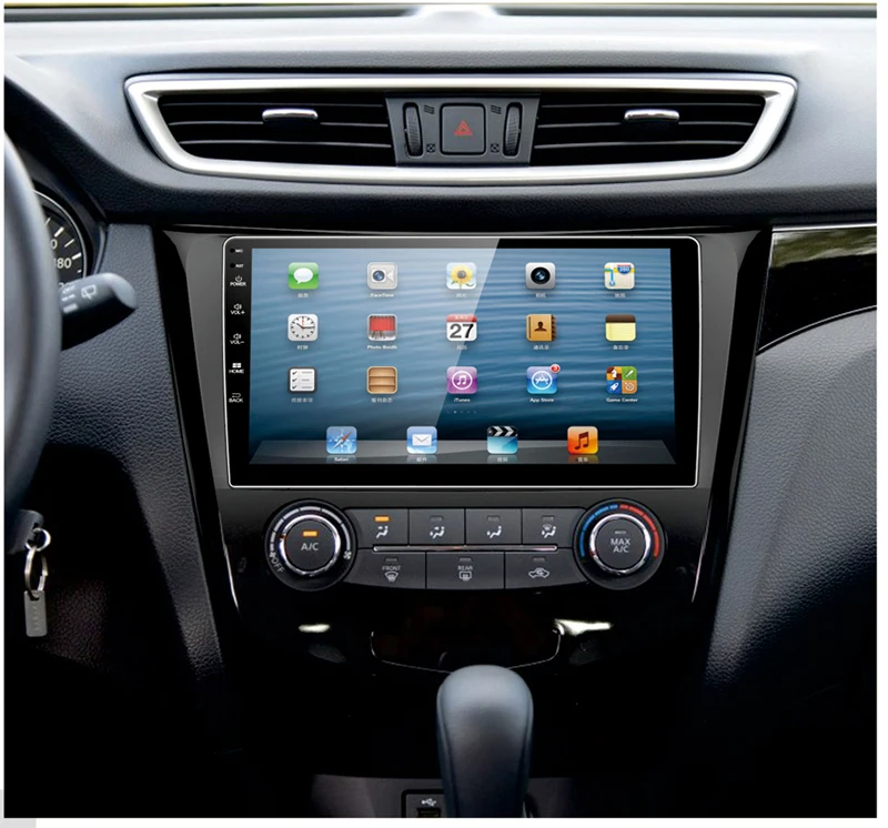 Автомобильная система навигации 10 1 дюймов Android 7 DVD GPS стерео радио плеер для Nissan