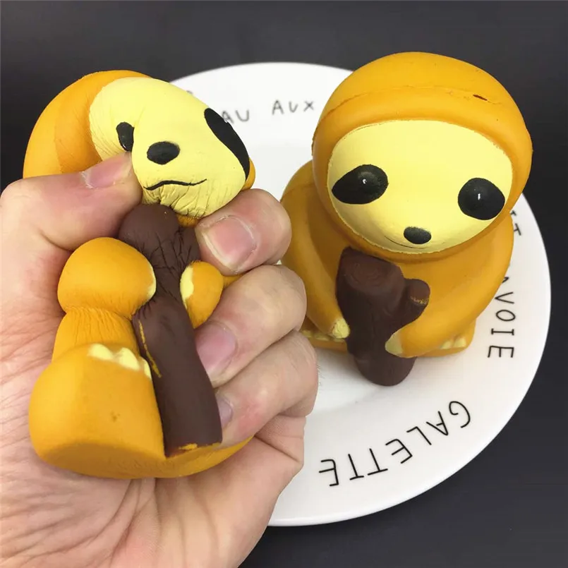 

sloth Supplies Baby Girl Romper Adorable Squishies Soft Sloth Slow Rising Fruit Scented Stress Relief Toys Gifts 25