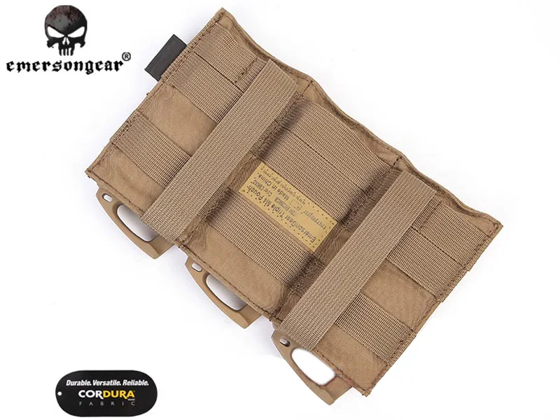 Emersongear M4 Тройная сумка для магазина Боевая облегченная модульная система