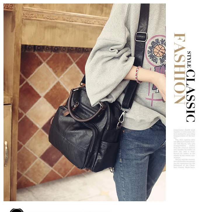 winter novelty women causal soft pu leather one shoulder bag female black brown green crossbody bag multifuntional handbag