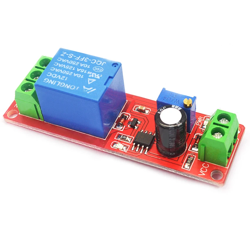 NE555 Time Delay Relay Module Automotive Electrical 0-10 Seconds Adjustable Monostable Switch 12V Delayed Power | Обустройство дома