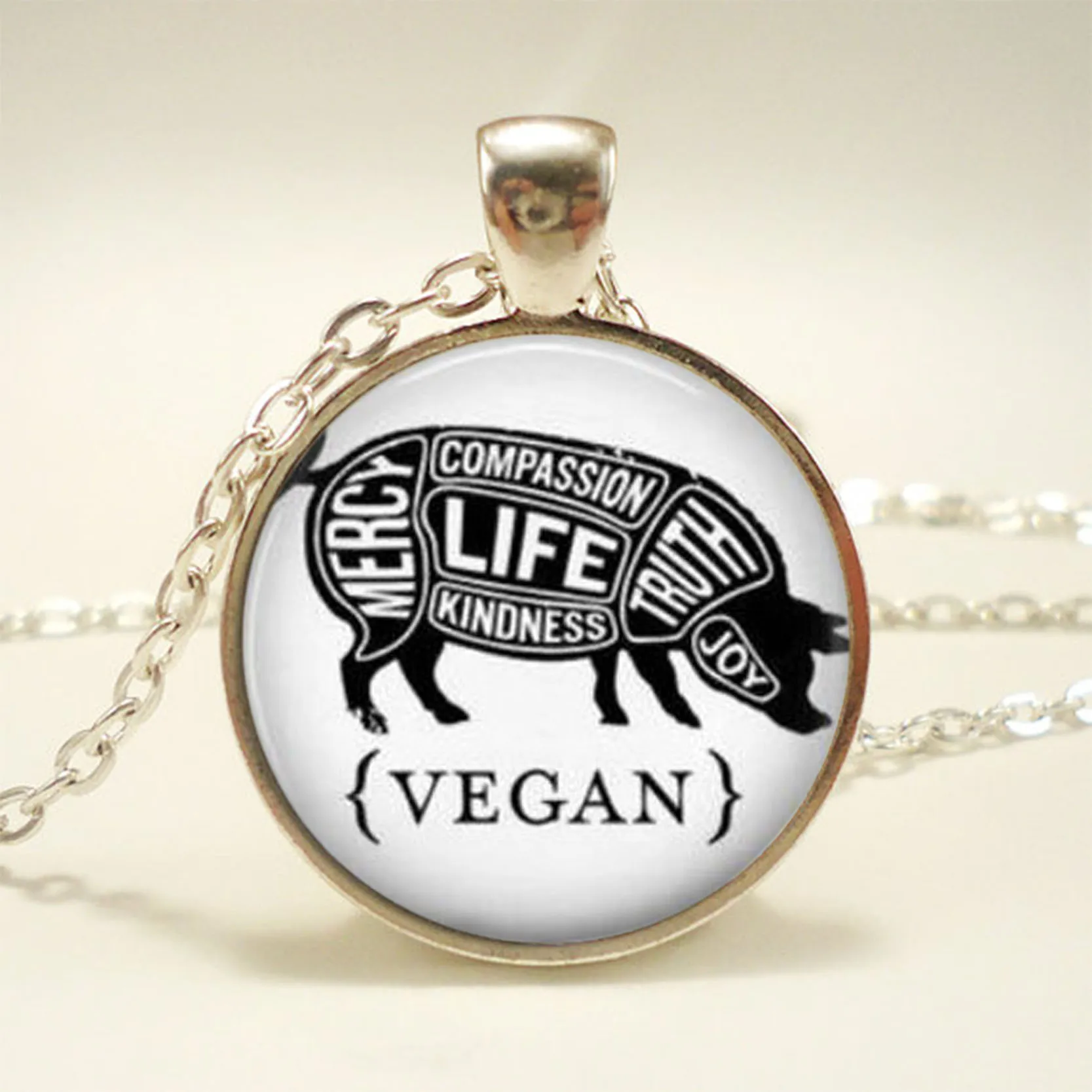 2019 горячая Распродажа вегетарианское ожерелье травяное романтическое подарок