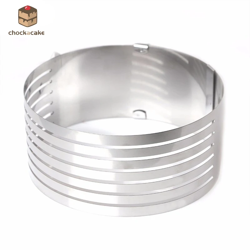 Round Shape Bread Cake slicer Adjustable Layered Slicer Mold Cutter Ring Tools Delidge 1 pc | Дом и сад