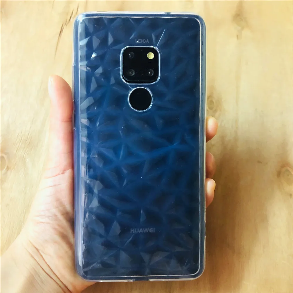 Clear 3D Diamond Soft TPU Silicone Case For Huawei Mate 20 P30 Pro P20 Lite Honor 10i 8A 8C V20 Y6 2019 Y7 Y9 2018 Cover | Мобильные