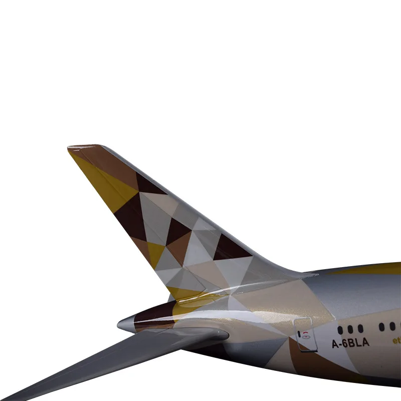 Модель самолета преноу 43 см из смолы для Боинг 787 модель B787 на подставке коллекция