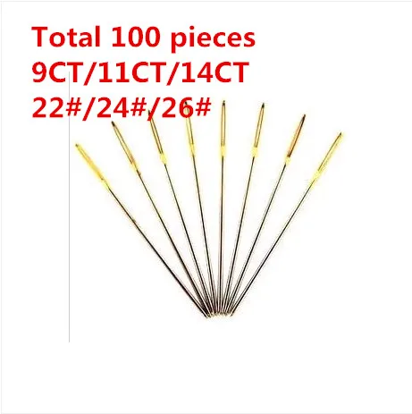 Всего 100 шт. иглы для вышивки|needle|needle embroidery |
