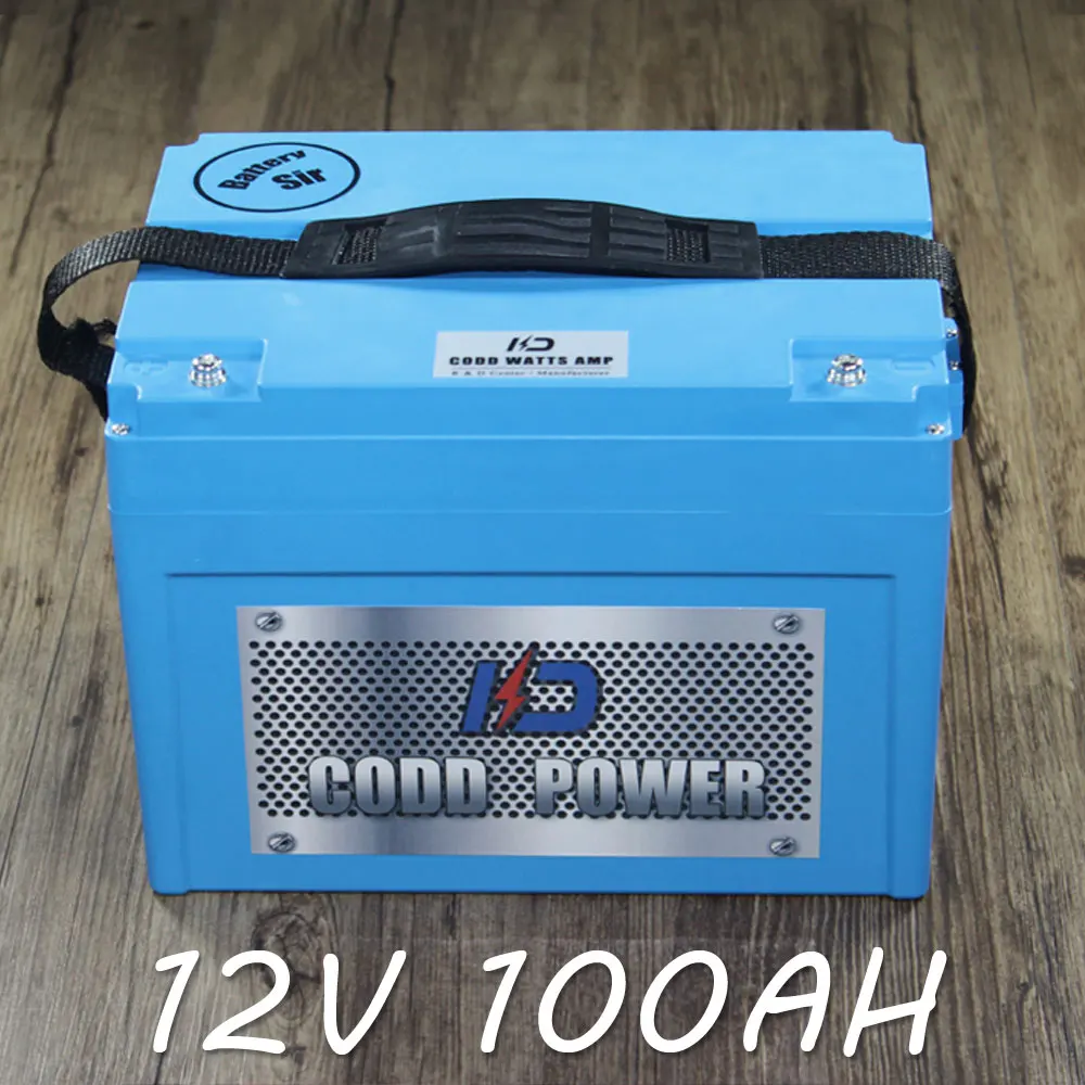 12V 100AH автомобильный пусковой литий ионный аккумулятор зарядное устройство для