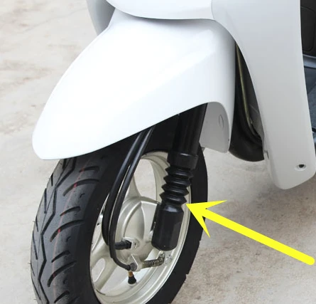 Honda TODAY AF61/AF67/AF62 Motorcycle Scooter Front Shock Absorber Dustproof Rubber Sleeve Spring Sleeve image 4