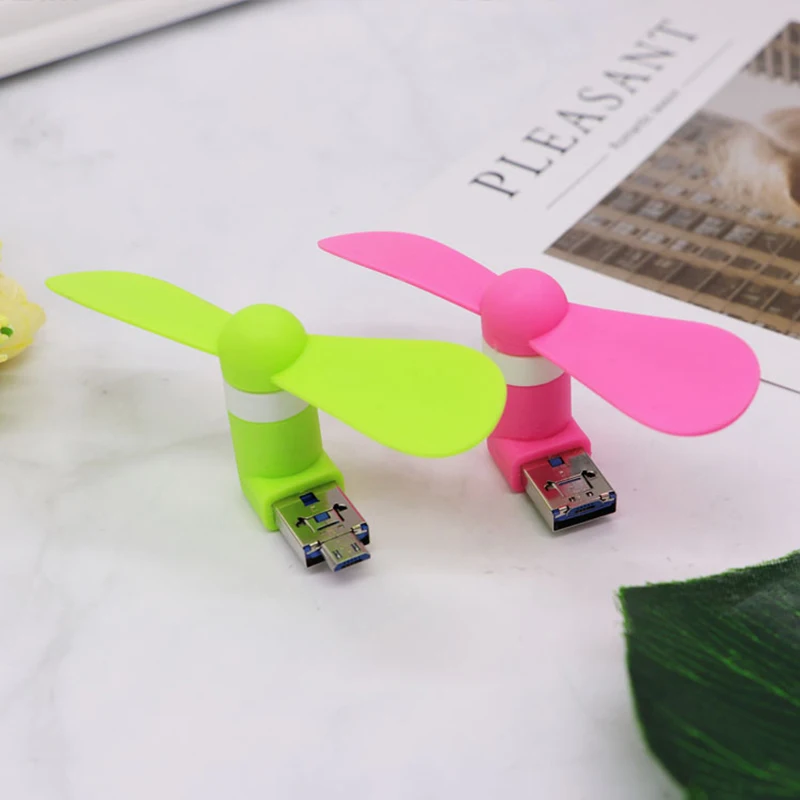Мини 2/3 в 1 портативный Micro USB вентилятор тип-c телефонные вентиляторы для iPhone 5 6S 7 Plus 8 X XS XR вентилятор для samsung htc Android OTG телефонов