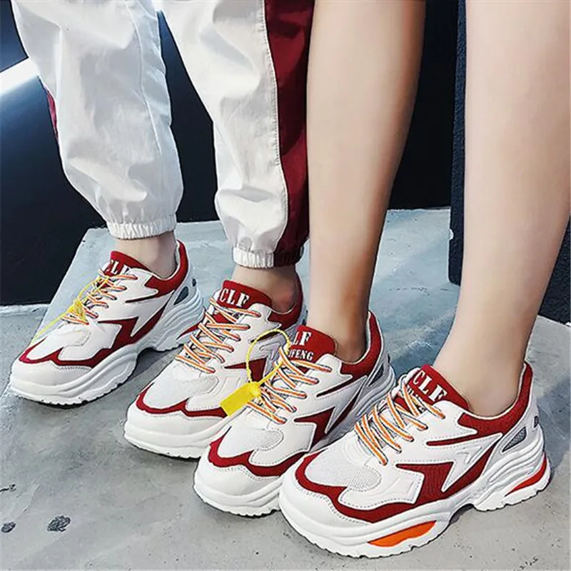 Женская обувь на Плоском Каблуке весенняя для отдыха кроссовки тенниса желтый