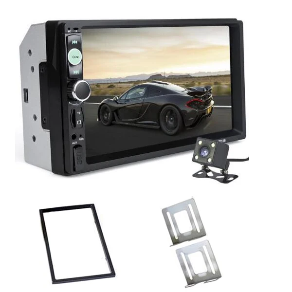 D Mirror Link 2 din 7 'Автомагнитола с сенсорным экраном MP5 SD/FM/USB/AUX/Bluetooth автомобильная аудиосистема для камеры заднего вида дистанционное управление - Цвет: D