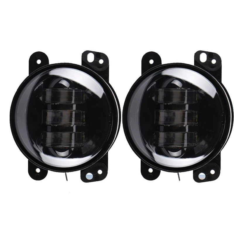 4 &quotкруглый светодиодный Противотуманные фары 30 Вт для jeep Wrangler CJ TJ JK 07 15