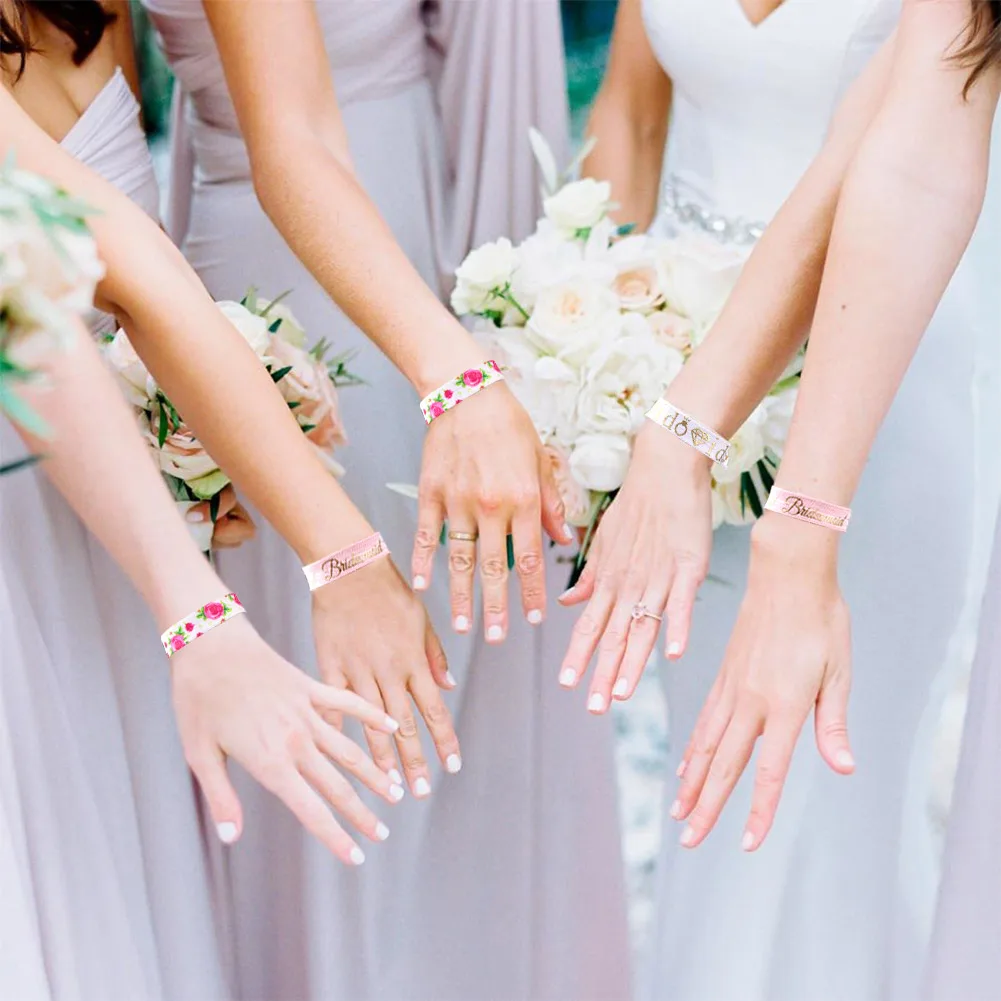 OurWarm Невеста девичник вечерние платье подружки невесты подарок надпись «Bride Tribe» вечерние сумка девичник вечерние пользу игровые подпорки весело свадебный душ