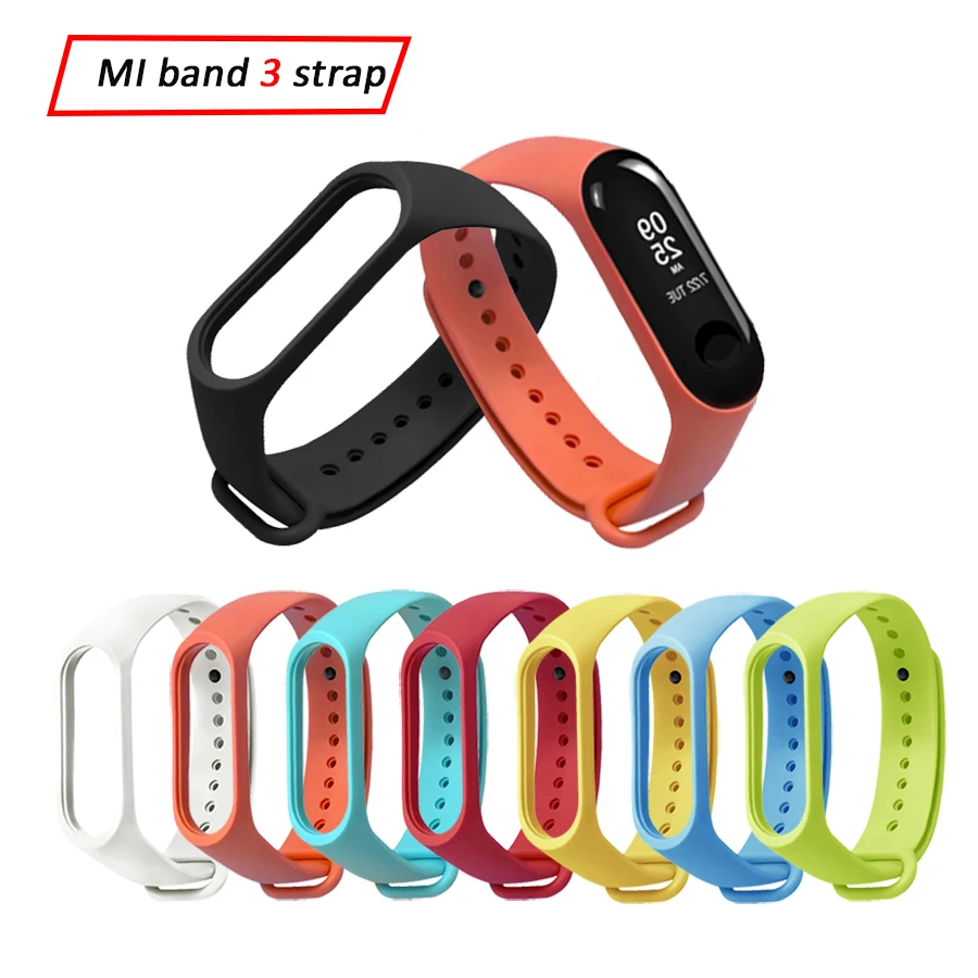 Ремешок для Mi Band 3 цветной сменный Браслет Xiaomi аксессуары 4|Смарт-аксессуары| |