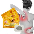 Китайские лекарства, бальзам с пчелиным ядом, от боли в суставах, шеи, спины и теле, релаксационный обезболивающий пластырь для расслабления тела, 20-60 шт.