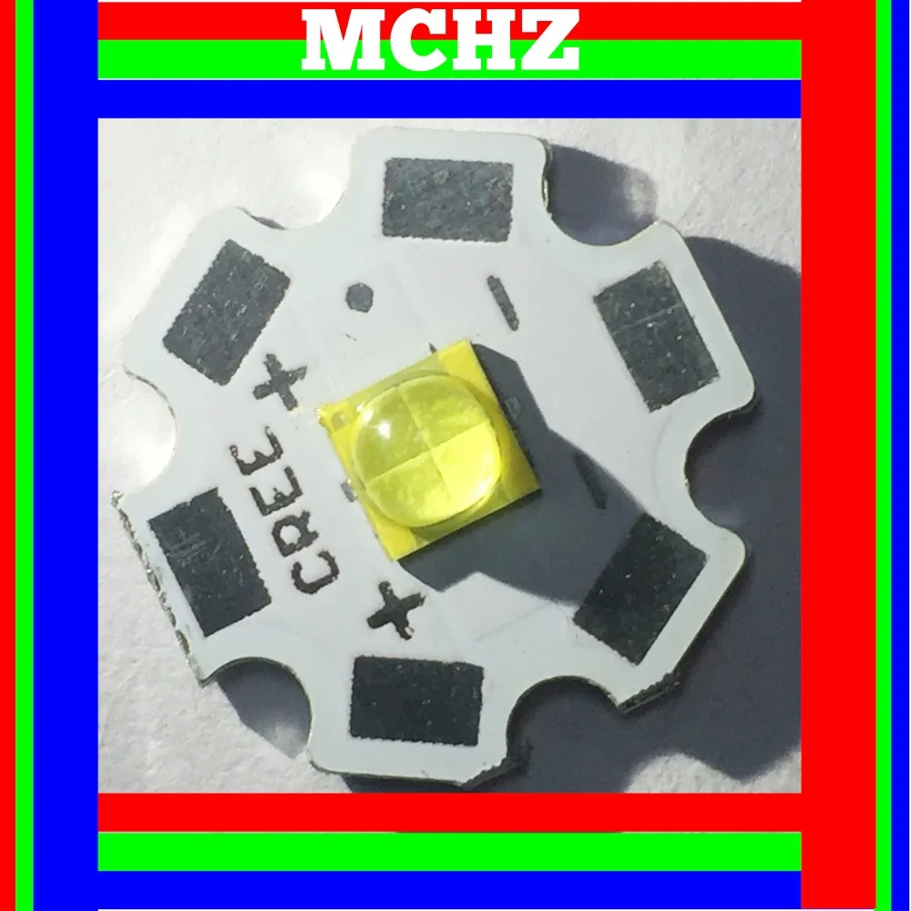 1 шт. CREE 5050 20 Вт флип-чип 5700 к 6000 К PCB20 мм XML XM-L XBD XPE XPL T6 светодиодный U2 светодиодный блок питания